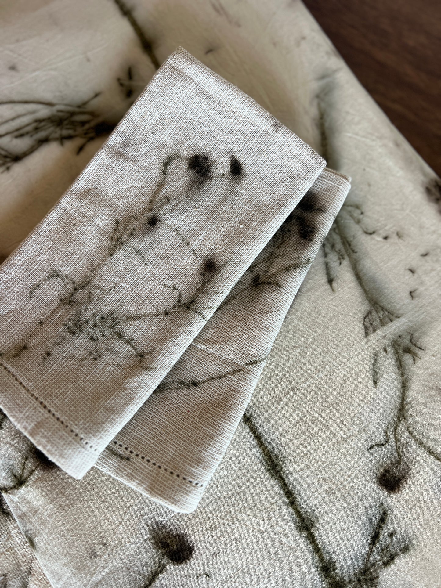 Eco-Printed Napkins